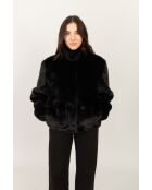 Fausse Fourrure Julie Noire