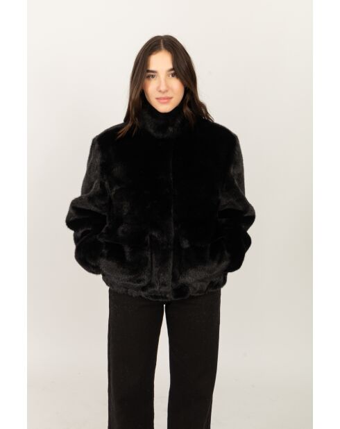 Fausse Fourrure Julie Noire