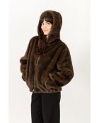 Fausse Fourrure Anna Chocolat
