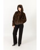 Fausse Fourrure Anna Chocolat
