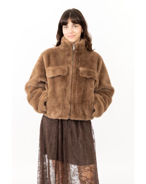 Fausse Fourrure Etienne Chocolat