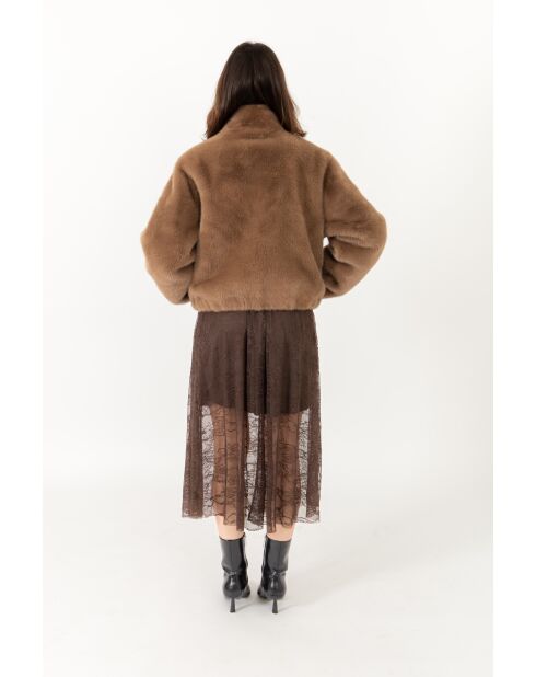 Fausse Fourrure Etienne Chocolat