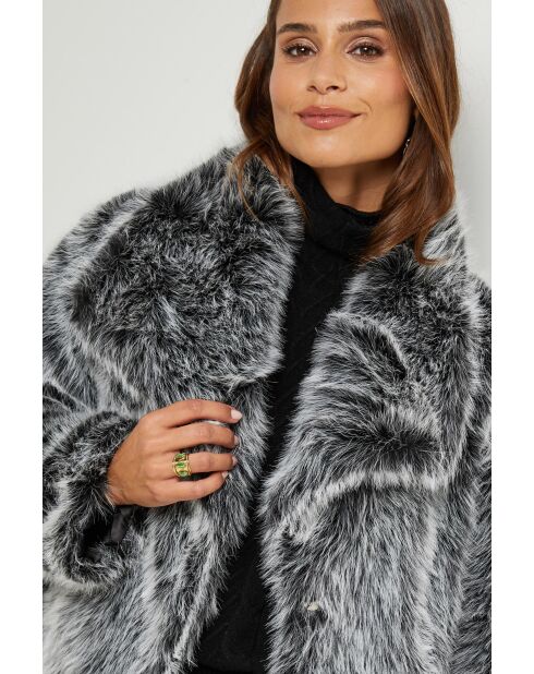 Fausse Fourrure Amélie Noire