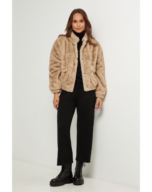 Fausse Fourrure Margot Beige