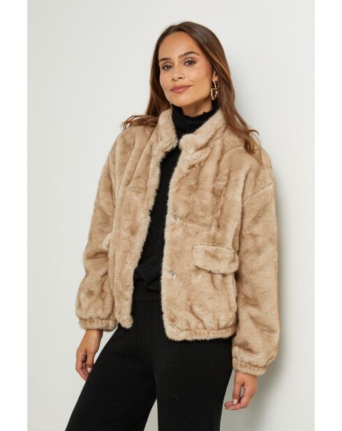 Fausse Fourrure Margot Beige