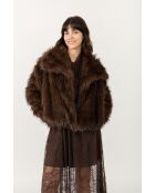 Fausse Fourrure Jeanne Chocolat