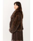 Fausse Fourrure Jeanne Chocolat