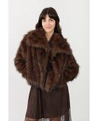 Fausse Fourrure Jeanne Chocolat