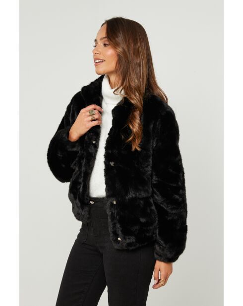 Fausse Fourrure Margot Noire
