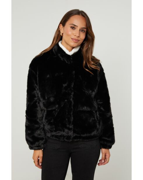 Fausse Fourrure Margot Noire