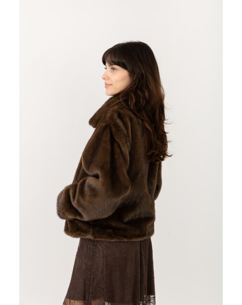 Fausse Fourrure Marie Chocolat