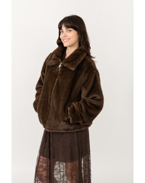 Fausse Fourrure Marie Chocolat