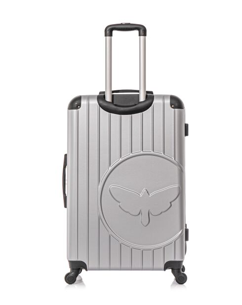 4 Valises long séjour, moyen séjour, cabine et cabine XXS Marianne 75/65/55/46 cm grises