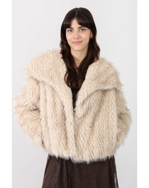 Fausse Fourrure Jeanne Beige