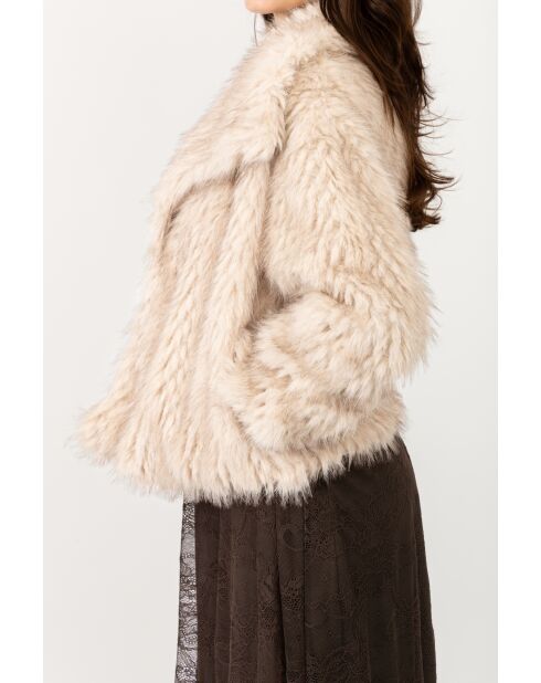 Fausse Fourrure Jeanne Beige