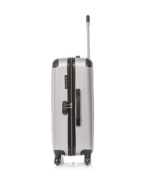 2 Valises moyen séjour et cabine Marianne 65/55 cm grises