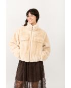 Fausse Fourrure Etienne Beige