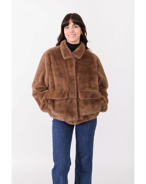 Fausse Fourrure Julie Chocolat
