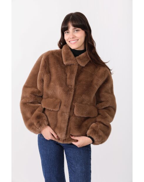 Fausse Fourrure Julie Chocolat