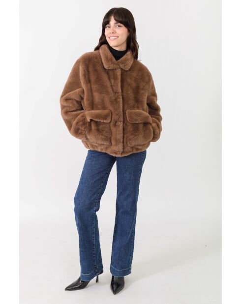 Fausse Fourrure Julie Chocolat