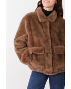 Fausse Fourrure Julie Chocolat