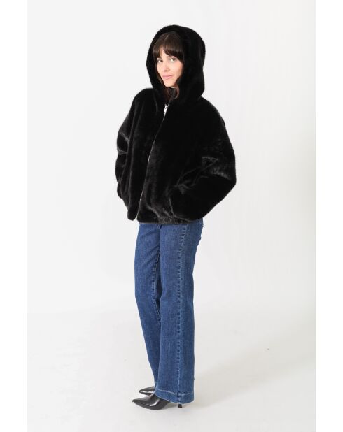 Fausse Fourrure Anna Noire