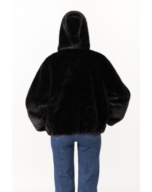 Fausse Fourrure Anna Noire