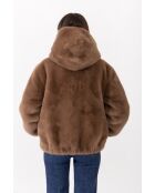 Fausse Fourrure Aurore Chocolat