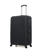 2 Valises long séjour et cabine Hambourg 75/55 cm noires