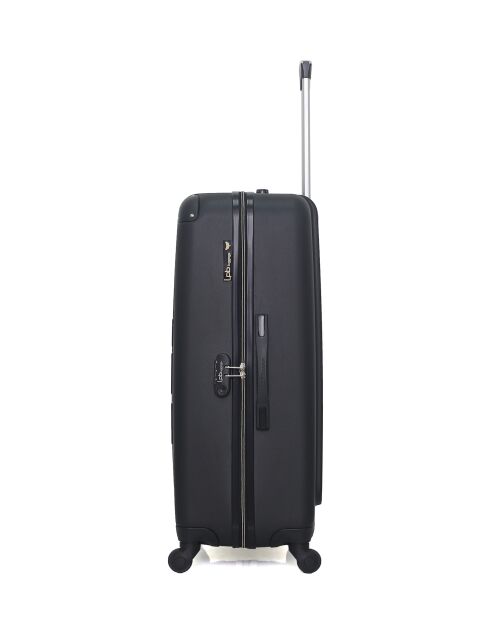 2 Valises long séjour et cabine Hambourg 75/55 cm noires