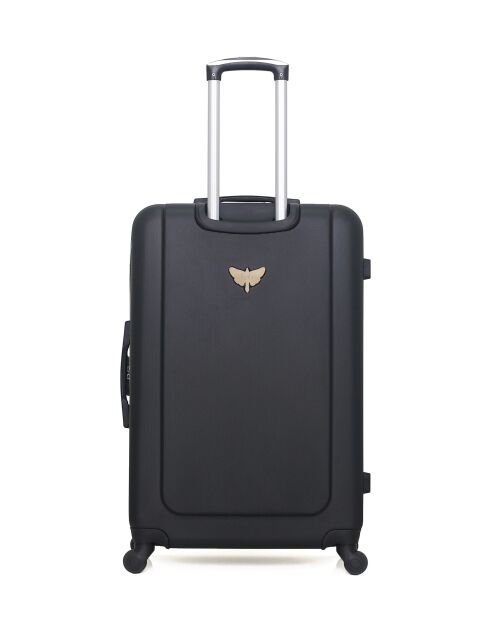 2 Valises long séjour et cabine Hambourg 75/55 cm noires