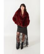 Fausse Fourrure Chloé Bordeaux