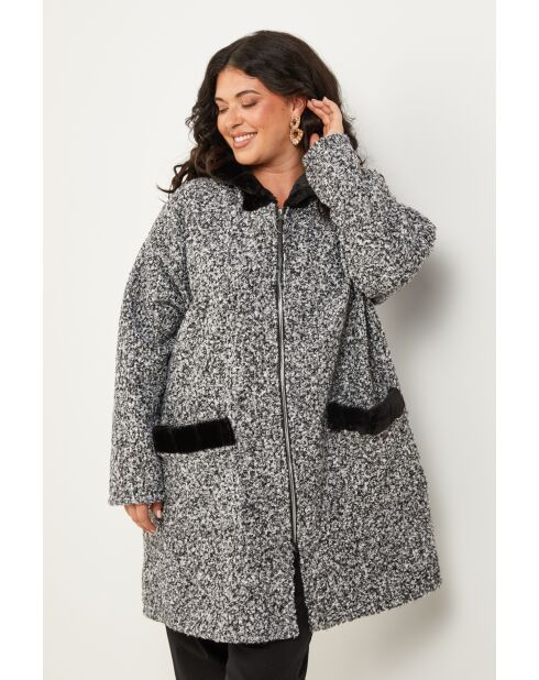 Manteau Maéva Gris