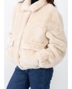 Fausse Fourrure Julie Beige