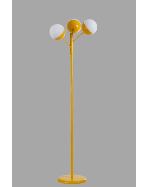 Lampada da terra 2574413 bianco senape - 163 cm