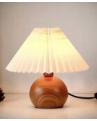 Lampe de table BRZ-343410 crème noix - 28 cm