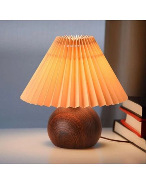 Lampe de table BRZ-343410 crème noix - 28 cm