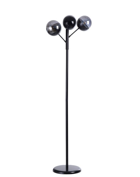 Lampada da terra 2574291 grigio nero - 163 cm