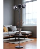 Lampada da terra 2574291 grigio nero - 163 cm