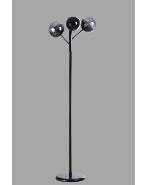 Lampada da terra 2574291 grigio nero - 163 cm