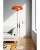 Lámpara de pie naranja y blanca 2566012 - 160 cm