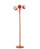 Lampada da terra 2574475 bianco arancione - 163 cm