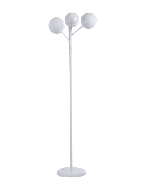 Lampada da terra 2574505 bianca - 163 cm