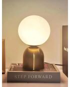 Lampe de table BRZ-340118 or blanc - 32 cm