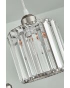 Lampadario Radiosa cromato - da 25 a 80 cm