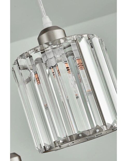 Lampadario Radiosa cromato - da 25 a 80 cm