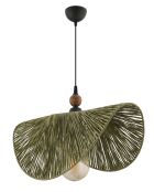 Lámpara Taco W verde marrón negro - 55 cm