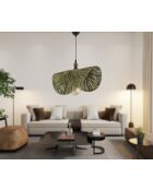 Lámpara Taco W verde marrón negro - 55 cm