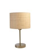 Set lampadario e lampada da tavolo 2545802 crema - 70 cm