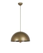 Set lampadario e lampada da tavolo in oro 2546108 - 70 cm